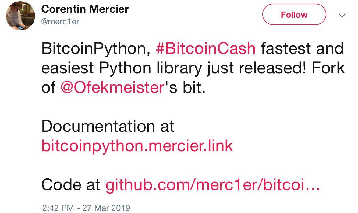 New bitcoinpython node is 100x faster than previous python libraries New bitcoinpython node is 100x faster than previous python libraries