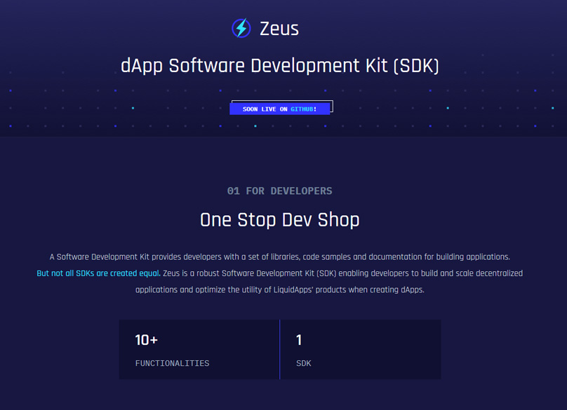 Liquidapps & the dapp network: promoting mass scale adoption of decentralized applications Zeus