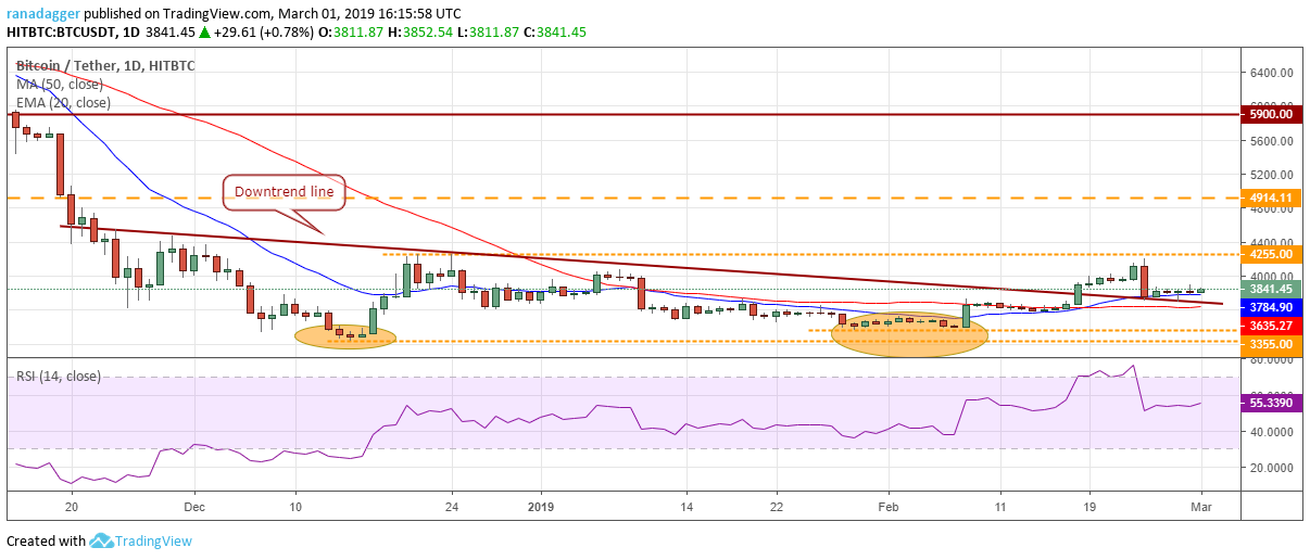Bitcoin, ethereum, ripple, eos, litecoin, bitcoin cash, stellar, tron, binance coin, bitcoin sv: price analysis, march 1 Bitcoin, ethereum, ripple, eos, litecoin, bitcoin cash, stellar, tron, binance coin, bitcoin sv: price analysis, march 1