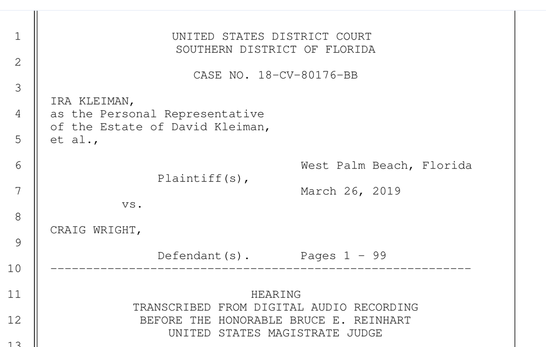 Kleiman estate says 'satoshi reveal is relevant' in billion dollar bitcoin lawsuit Kleiman estate says 'satoshi reveal is relevant' in billion dollar bitcoin lawsuit