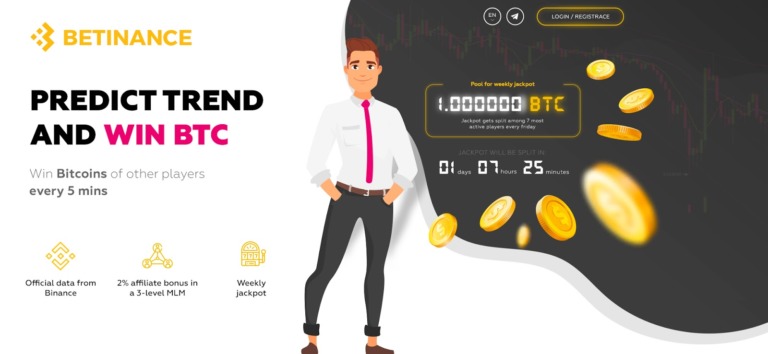 Predict the bitcoin trend and win every 5 mins! Bitcoin trend