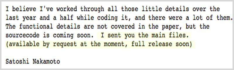 Satoshi's pre-release bitcoin code contains some fascinating findings Satoshi's pre-release bitcoin code contains some fascinating findings