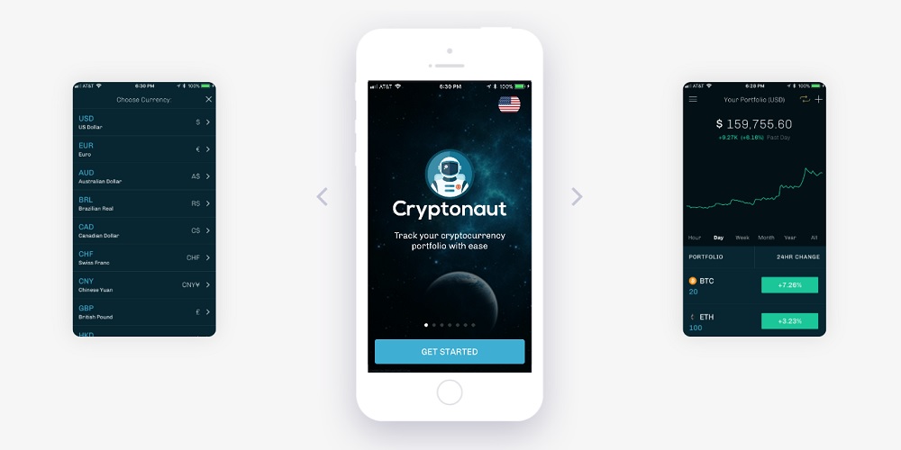 Cryptonaut is an easy to use portfolio management app Cryptonaut is an easy to use portfolio management app