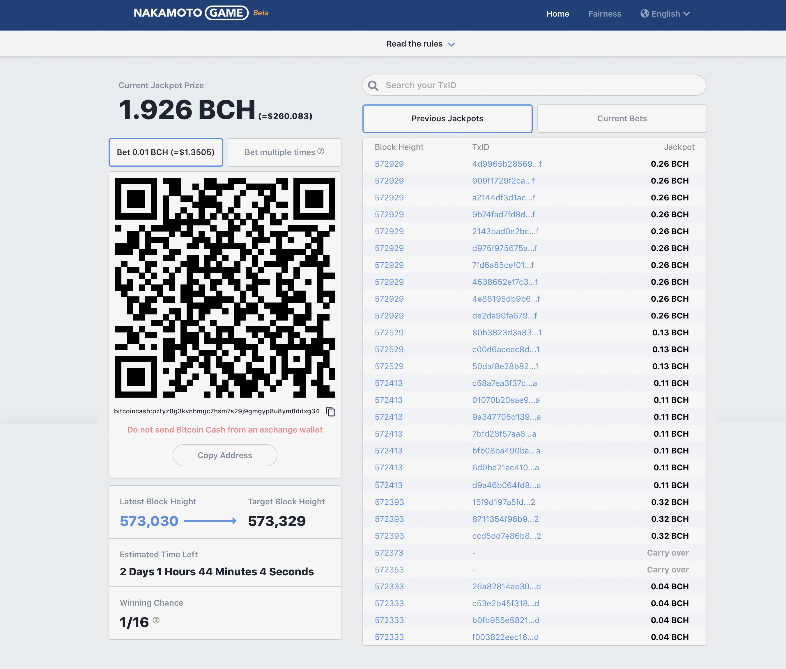 Nakamoto game brings transparent blockchain lottery to bitcoin cash Nakamoto game brings transparent blockchain lottery to bitcoin cash