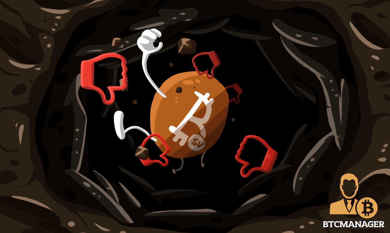 Bitcoin sv drops $300 million in market capitalization amid community backlash Bitcoin sv drops $300 million in market capitalization amid community backlash