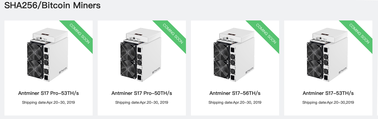 Bitmain's new antminer specs show devices process over 50 terahash Bitmain's new antminer specs show devices process over 50 terahash