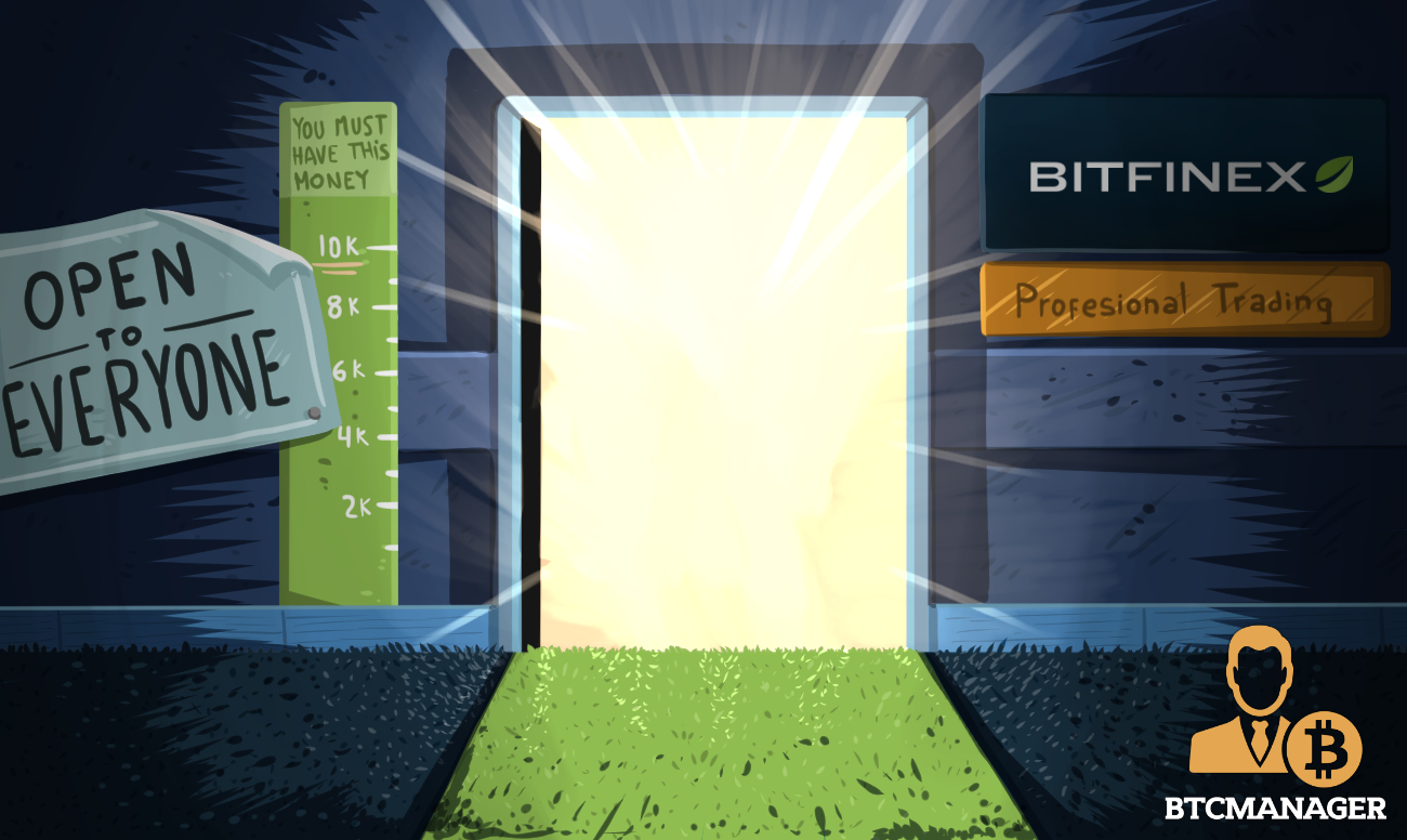 Bitfinex welcomes all traders, no longer requires minimum balance Bitfinex welcomes all traders, no longer requires minimum balance