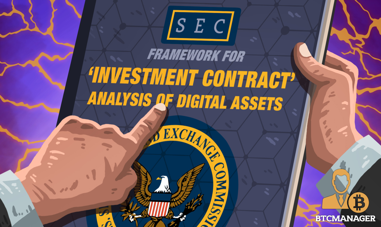 Sec officials publish framework for determining legal status of digital assets Sec officials publish framework for determining legal status of digital assets