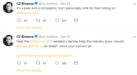Binance chain launch sees developers and entrepreneurs reconsidering ethereum Binance chain launch sees developers and entrepreneurs reconsidering ethereum