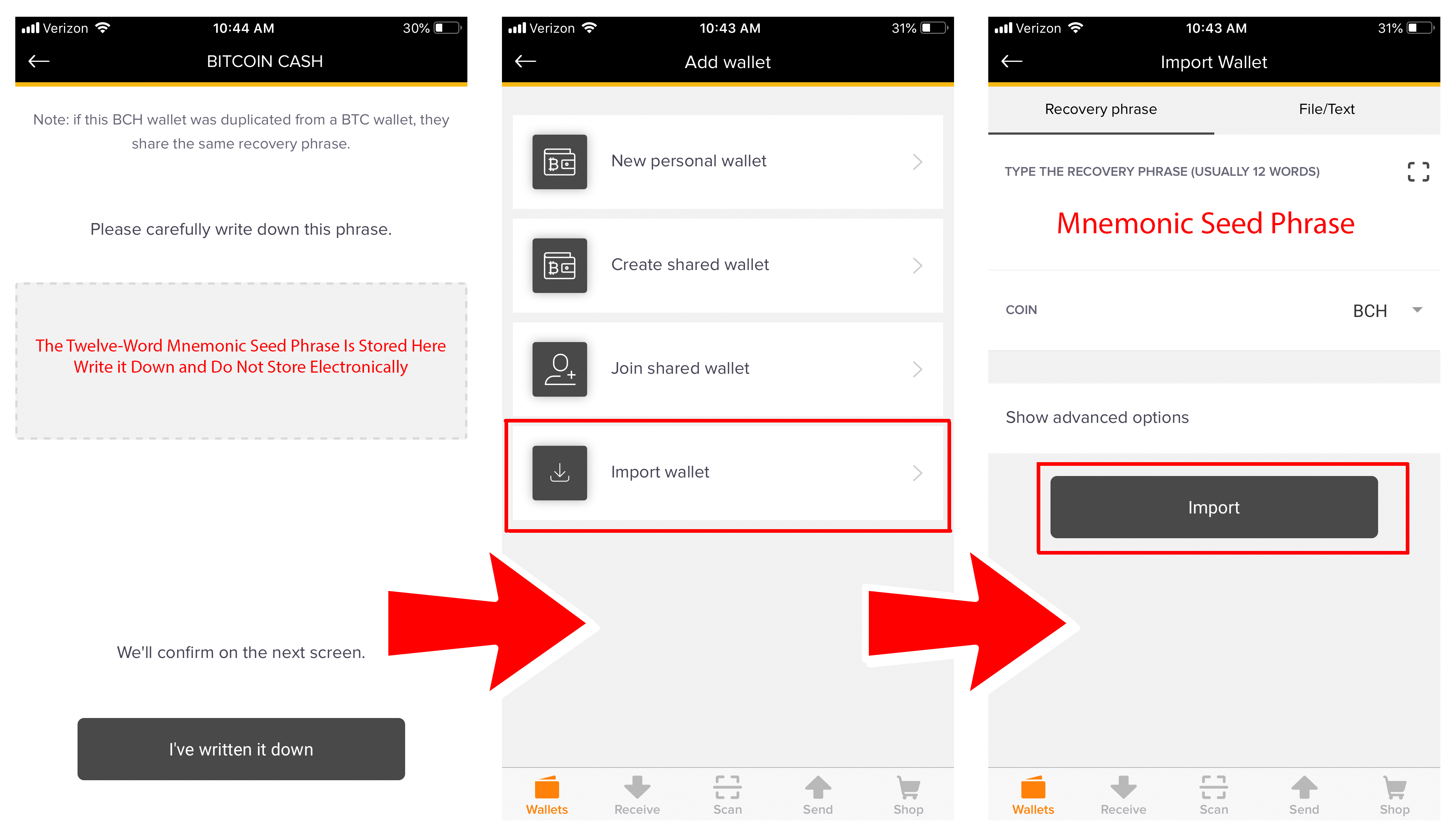 Broken phone? Don't sweat it — restore a bitcoin wallet in minutes Broken phone? Don't sweat it — restore a bitcoin wallet in minutes
