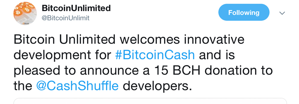 Bitcoin cash users have mixed millions of dollars since cashshuffle's launch Bitcoin cash users have mixed millions of dollars since cashshuffle's launch