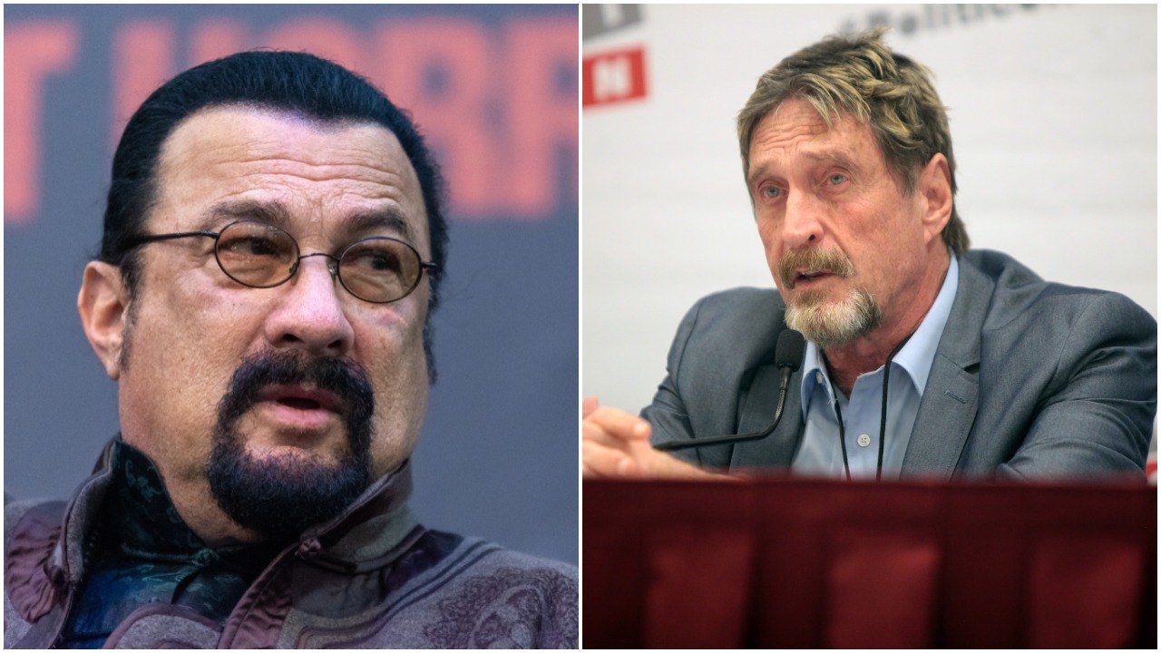 John mcafee promotes steven seagal-endorsed crypto scam coin John mcafee promotes steven seagal-endorsed crypto scam coin