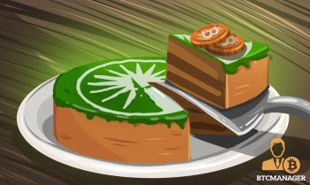 Fidelity survey: 22 percent of institutional investors have some exposure to digital assets Fidelity sliced cake with bitcoins on top