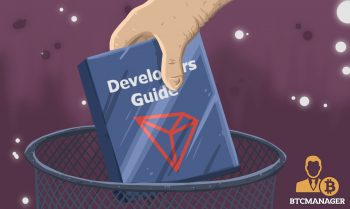 Tron releases developer’s guide, deletes after instant backlash Tron developers guide goes into the trash red blue book trx