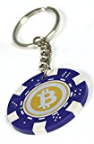 Bitcoin poker chip keychain (purple($500)) Bitcoin poker chip keychain (purple($500))