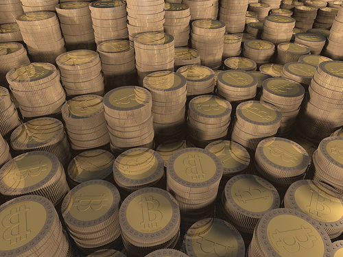 Brownian bitcoin piles Tags