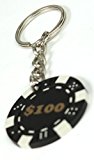 Bitcoin poker chip keychain (black($100)) Bitcoin poker chip keychain (black($100))
