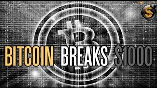 Bitcoin breaks $1,000 on first day of 2017 Bitcoin breaks $1,000 on first day of 2017