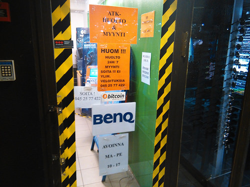 Atk-huoltopalvelu turussa hyväksyy bitcoinit Tags