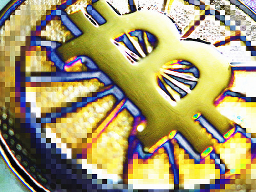 Stylized bitcoin image Tags