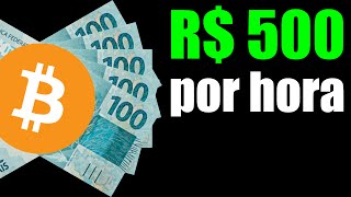 Como ganhei r$ 500 por hora com bitcoin Como ganhei r$ 500 por hora com bitcoin