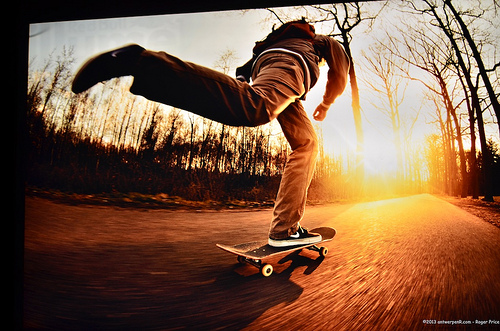 Boarding along…. As one does Tags