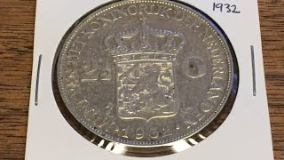 Netherlands 2-1/2 gulden 1932 (large silver coin of the week nov 15 2016) Netherlands 2-1/2 gulden 1932 (large silver coin of the week nov 15 2016)