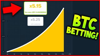 Betting on crash with bitcoin! Betting on crash with bitcoin!