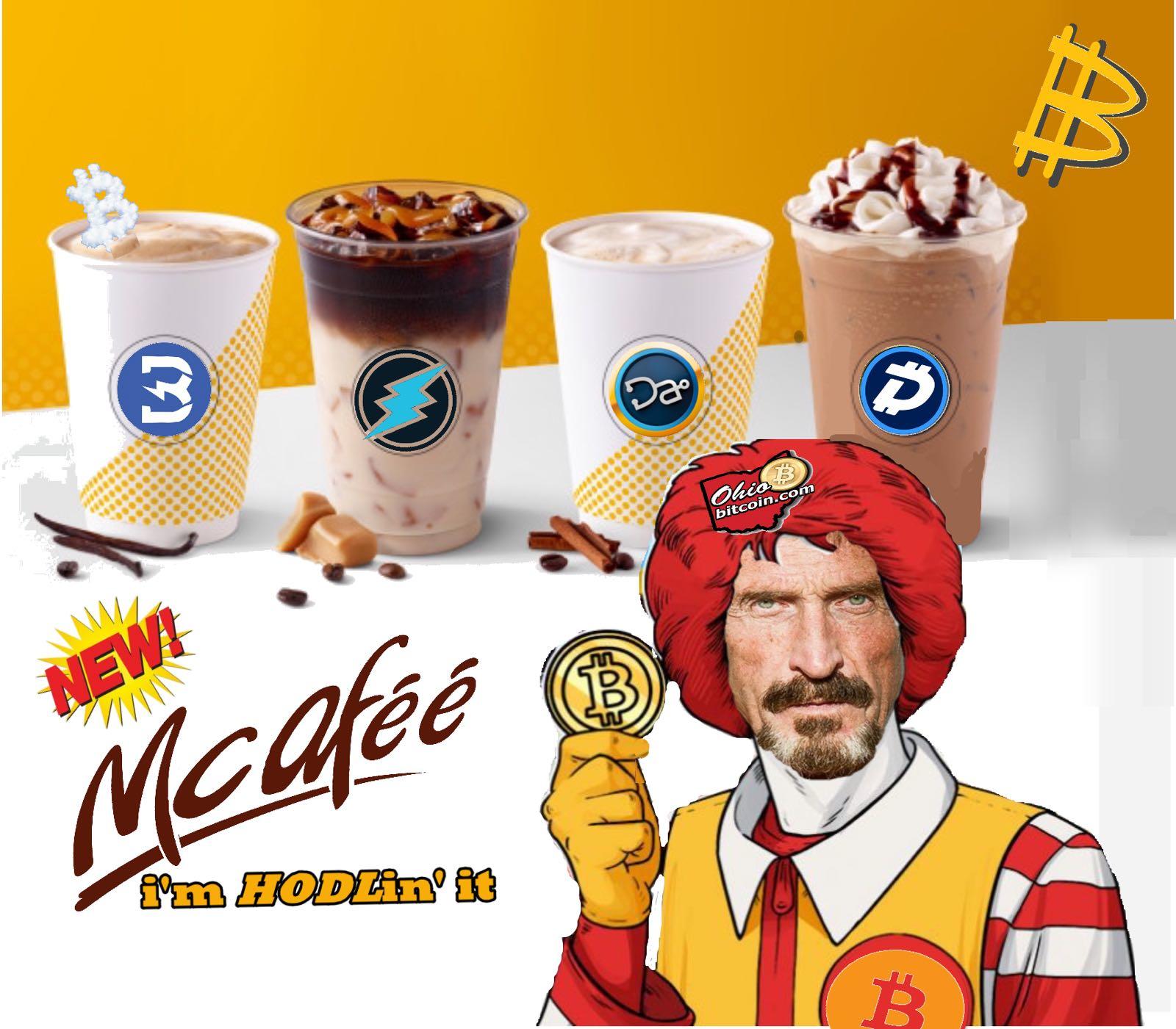 I'm hodlin' it! @officialmcafee I'm hodlin' it!