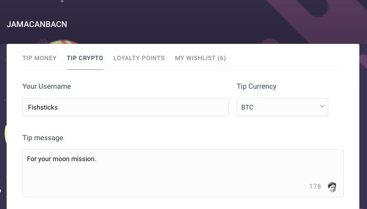 Twitch streaming app streamlabs adds support for cryptocurrency tipping Streamlabs
