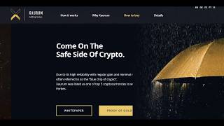 Xaurum - the first cryptocurrency audited with gold reserves Xaurum - the first cryptocurrency audited with gold reserves