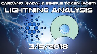 Cardano ($ada) & simple token ($ost) - lightning analysis - cryptocurrency technical analysis (2018) Cardano ($ada) & simple token ($ost) - lightning analysis - cryptocurrency technical analysis (2018)