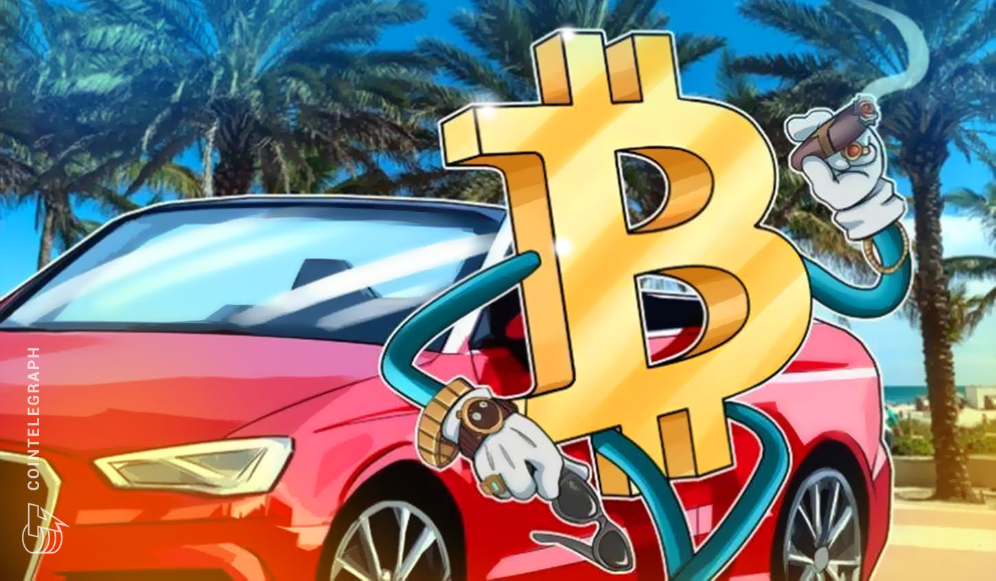 Car and bitcoin Car and bitcoin