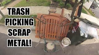 Finding sooo much scrap metal in the trash! Finding sooo much scrap metal in the trash!