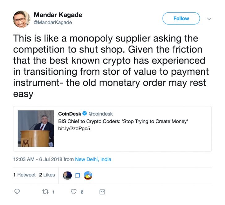 Muh monopoly! How a banker's talk sparked all kinds of crypto mockery Muh monopoly! How a banker's talk sparked all kinds of crypto mockery