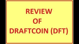 Review draftcoin ( dft ) di plan investbox yobit Review draftcoin ( dft ) di plan investbox yobit