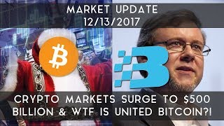Daily update (12/13/17) | crypto markets surge to $500b & wtf is united bitcoin? Daily update (12/13/17) | crypto markets surge to $500b & wtf is united bitcoin?