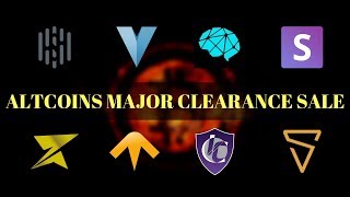 My altcoin picks in major clearance sale My altcoin picks in major clearance sale