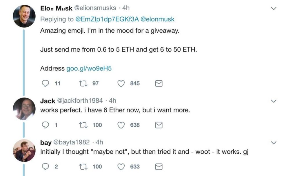 ‘mad skillz’ – elon musk calls out ethereum twitter scambots ‘mad skillz’ – elon musk calls out ethereum twitter scambots