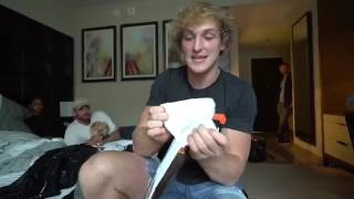 The moment where logan paul was gifted by dimond maverick chain The moment where logan paul was gifted by dimond maverick chain