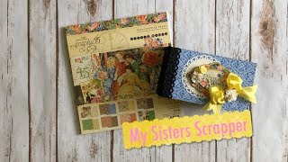 Graphic 45 little women coin envelope mini album Graphic 45 little women coin envelope mini album