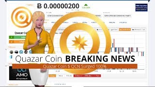 Quazar coin $qcn climbed 100% during the last 24 hours Quazar coin $qcn climbed 100% during the last 24 hours
