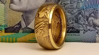 How to make a coin ring from a 1 oz us gold eagle How to make a coin ring from a 1 oz us gold eagle