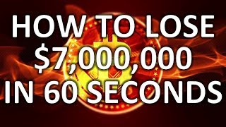 Losing $7 million in 60 seconds on syscoin... Trading bitcoin on binance Losing $7 million in 60 seconds on syscoin... Trading bitcoin on binance