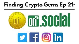 Finding crypto gems ep 21: ong. Social (ong) - the blockchain of facebook Finding crypto gems ep 21: ong. Social (ong) - the blockchain of facebook