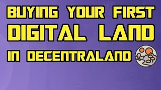Buying your first digital land in decentraland - what's a good price to pay? Buying your first digital land in decentraland - what's a good price to pay?