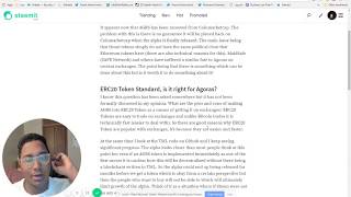 Whats up with agoras tau chain? Whats up with agoras tau chain?