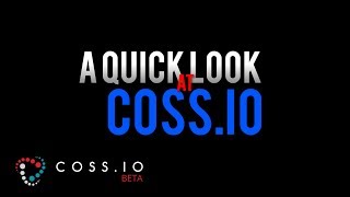 Introduction to coss. Io in 7 minutes Introduction to coss. Io in 7 minutes