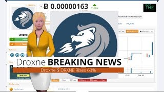 Droxne $drxne appreciated 63% during the past 24 hours Droxne $drxne appreciated 63% during the past 24 hours