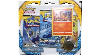 Pokemon sun and moon card booster pack unboxing toy review with exclusive coin Pokemon sun and moon card booster pack unboxing toy review with exclusive coin